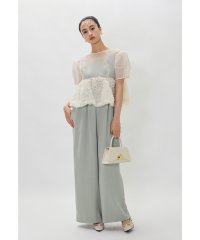 niana/ニアナ niana スウェルペプラムセットアップパンツドレス 2点セット オールインワン シアーブラウス 結婚式 二次会 同窓会 成人式 お呼ばれ パーティード/508139563