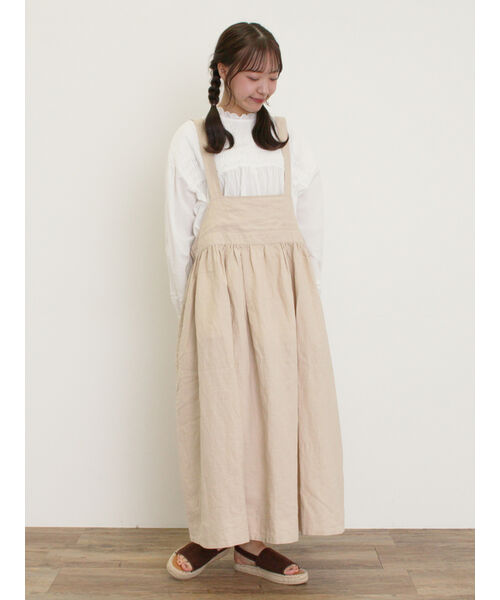今日までの出品【新品】サマンサモスモス【cross×linen】ジャンスカ サマンサ モスモス Samansa Mos2 【Cross×Linen】ジャンスカ