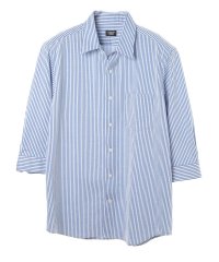 CROWDED CLOSET/HIGH COOL ニットサッカー七分袖シャツ/508139763