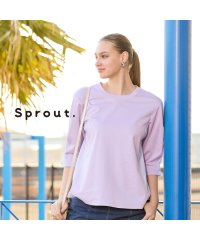 Liliane Burty/【Sprout.】配色使いプルオーバーTシャツ/508139826