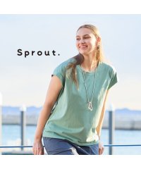 Liliane Burty/【Sprout.】綿100％　フレンチスリーブTシャツ/508139828