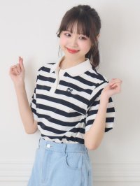 Emsexcite/エムズエキサイト ems excite ボーダーポロTEE/508139865