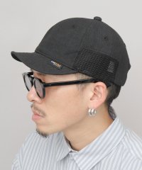 Besiquenti/ベーシックエンチ Basiquenti ワッシャー加工 ミニリップ CORDURA綿ナイロン メッシュ アンパイアキャップ/508140336