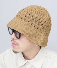 Besiquenti/ベーシックエンチ Basiquenti リネンライク ニットハット クロシェハット/508140340