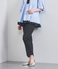 UNITED ARROWS/シャイニー エンブロイダリー フラワー スリムパンツ/508140572