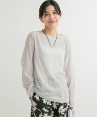 URBAN RESEARCH DOORS/コットンシアーTブラウス/508140675