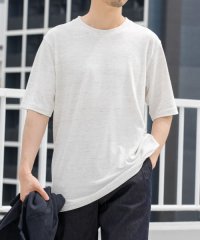 URBAN RESEARCH ROSSO/『WEB限定』『XLサイズあり』リネン混カノコクルーTシャツ/508140715