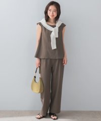 URBAN RESEARCH ROSSO/『UR TECH DRYLUXE』F by ROSSO　フレンチブラウス+ワイドパンツ/508140735
