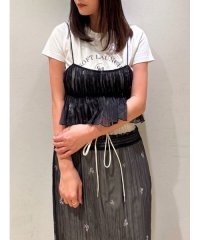 SNIDEL/ビスチェレイヤードロゴTシャツ/508140818