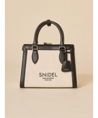 SNIDEL/キャンバスロゴバッグ/508140825