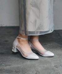 GIRL/ガール GIRL グリッター チャンキーヒール シアー パンプス 結婚式 パーティー お呼ばれ オケージョン/508140994