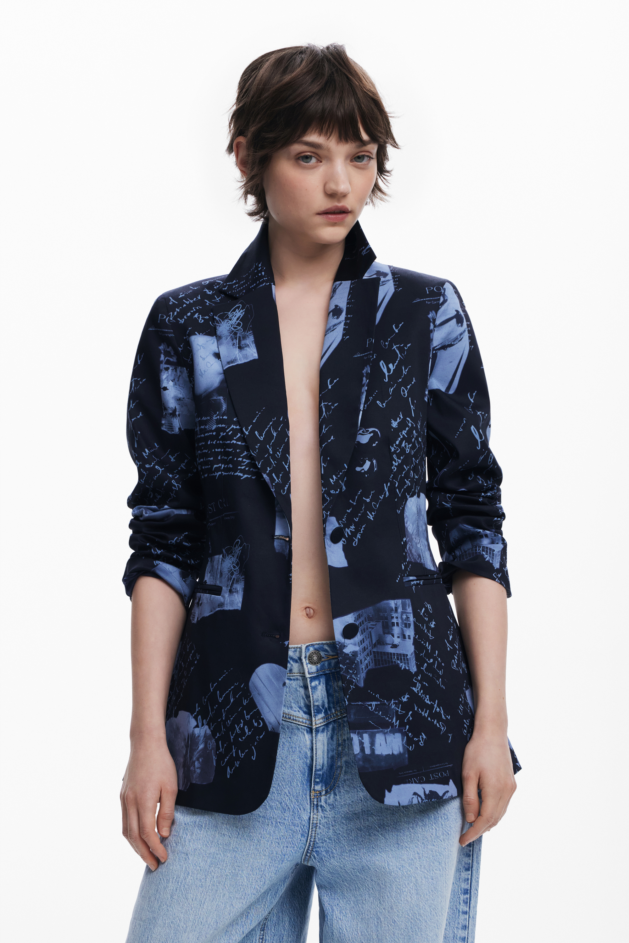 デシグアル Desigual AERONAPRINT ブレイザー(508141040