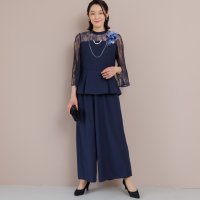 form forma/フォルムフォルマ form forma 【マザードレス】ブラウス×ワイドパンツ/セットアップ/結婚式/パーティー/508141059