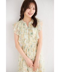 tocco closet/トッコクローゼット tocco closet ラッフルフリルフラワーシャーリングワンピース/508141063