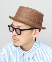 Besiquenti/ベーシックエンチ Basiquenti 麦わら風 ペーパー ポークパイハット/508141135