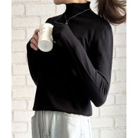 Amulet/アミュレット Amulet ハイネック長袖ニットトップス レディース ニット 長袖 無地 シンプル 着回し 大人 上品 おしゃれ カジュアル トレンド 人気 定/508141248