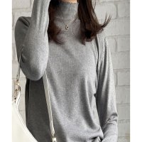 Amulet/アミュレット Amulet ハイネック長袖ニットトップス レディース ニット 長袖 無地 シンプル 着回し 大人 上品 おしゃれ カジュアル トレンド 人気 定/508141248