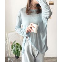 Amulet/アミュレット Amulet オーバーサイズシアートップス レディース トップス シアー 長袖 ゆったり 体型カバー カジュアル おしゃれ 春夏 トレンド 人気 /508141251