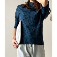 Amulet/アミュレット Amulet ハイネックニットソー レディース ニットソー 長袖 無地 シンプル カジュアル 春夏秋 着回し 大人 おしゃれ トレンド 人気 定番/508141252