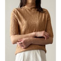 Amulet/アミュレット Amulet ハイネックニットソー レディース ニットソー 長袖 無地 シンプル カジュアル 春夏秋 着回し 大人 おしゃれ トレンド 人気 定番/508141252