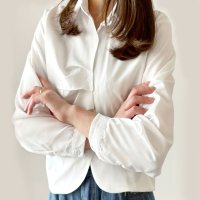 Amulet/アミュレット Amulet アシンメトリーショート丈ブラウス レディース ブラウス 長袖 トレンド おしゃれ シンプル カジュアル 春夏 大人 人気 トップス /508141255