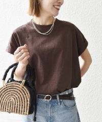 SHIPS any WOMEN/《一部追加予約》SHIPS any:〈抗菌防臭/洗濯機可能〉USAコットン フレンチスリーブ TEE/505221178
