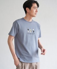 ikka/ポンチスリーメン刺繍Tシャツ/507797357