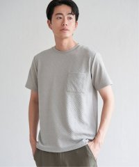ikka/ヘリンボンフクレジャカードTシャツ/507924048