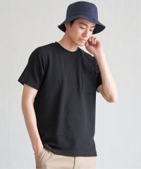 ikka/ヘリンボンフクレジャカードTシャツ/507924048