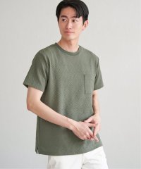 ikka/ヘリンボンフクレジャカードTシャツ/507924048