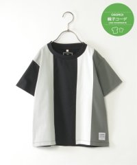 ikka kids/【接触冷感／吸水速乾】マルチファンクション縦切り替えTシャツ（120〜160cm）【UVカット／親子おそろい】/508009492