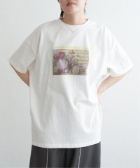 VENCE　EXCHANGE/フラワープリントオーバーサイズTシャツ/508053411