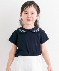 Tartine et Chocolat/丸襟刺しゅう半袖Tシャツ(90～140cm)/508095509