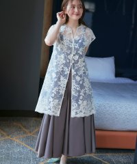 RUIRUE BOUTIQUE/ルイルエブティック RUIRUE BOUTIQUE レースジレ＆フレアキャミワンピースセットアップ/508113636