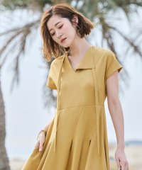 RUIRUE BOUTIQUE/ルイルエブティック RUIRUE BOUTIQUE 【洗える】アシメタック フレアロングワンピース/508113639