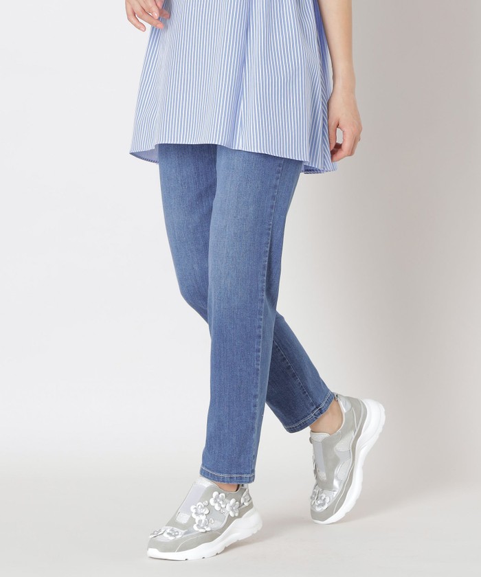 新品】TO BE CHIC ストレッチデニムパンツ トゥービーシック 40