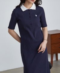 Ranan/ラナン RANAN 【U.S. POLO ASSN.】ポロ衿リブワンピース/508134535
