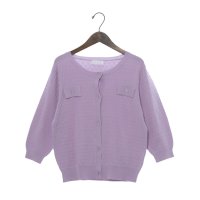 Karl Park Lane/カールパークレーン KarLParkLane 柄編ミジャケット風カーディガン/508141067