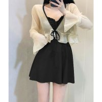 miniministore/ミニミニストア miniministore カーディガン付きワンピース水着2点セット 【返品不可商品】/508141317