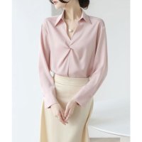 miniministore/ミニミニストア miniministore ツイストブラウス長袖ブラウスVネック上品/508141320