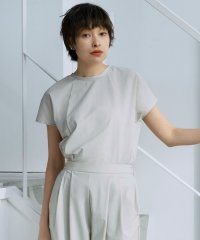 ICB（LARGE SIZE）/【接触冷感・UVカット・防シワ・洗える】 アトラストリコット フレンチスリーブトップス/508141675