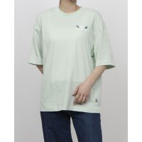 new balance/ニューバランス New Balance レディース 半袖Tシャツ ショートスリーブTシャツフラワー オーバーサイズド WT51930 (グリーン)/508142321