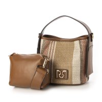 RINASCIMENTO/リナシメント RINASCIMENTO ランダムストライプミニバケットBAG/508142379