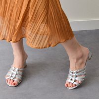 INTER-CHAUSSURES　IMPORT/インターショシュール INTER－CHAUSSURES ラウンドトウノットミュールサンダル/508142400