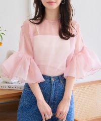 KOBE LETTUCE/コウベレタス KOBE LETTUCE シアーフリルスリーブブラウス [C7471]/508142431