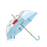 because/ビコーズ because 傘 レディース 雨傘 長傘 ビニール ビニール傘 透明 クリア 可愛い おしゃれ ジャンプ式 8本 韓国 トラ 虎 コラボ 58cm /508142505