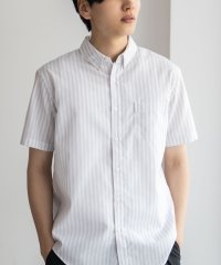 MAC HOUSE/マックハウス Mac－House COOLMAX リネン混ボタンダウン半袖シャツ/508142516