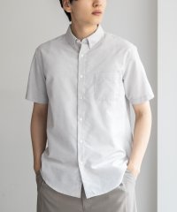 MAC HOUSE/マックハウス Mac－House COOLMAX リネン混ボタンダウン半袖シャツ/508142516