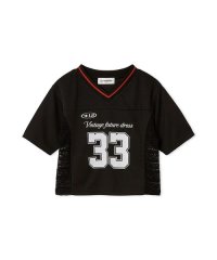 LILY BROWN/サイドレースナンバリングTシャツ/508142531