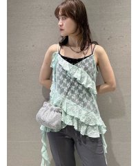 LILY BROWN/レースフリルキャミトップス/508142535
